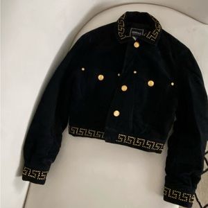 Authentic Versace Black Wool Jacket. - Size S